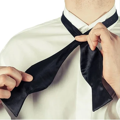 Solid Color Simple Ascot Tie